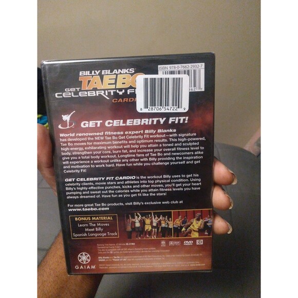 Billy Banks Tae Bo Get Celebrity Fit - Cardio, Fitness (DVD, 2007)  New - Picture 2 of 2